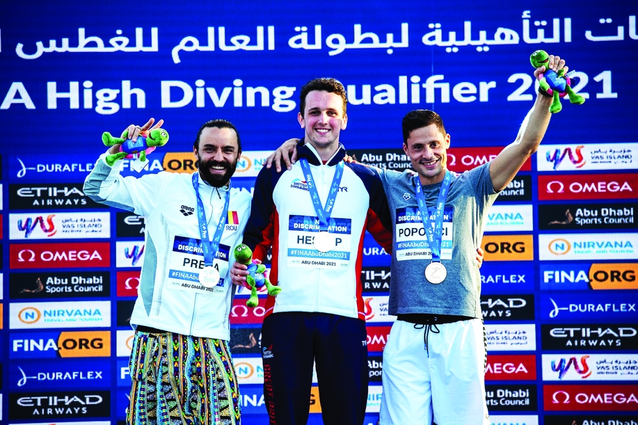 ذهب «الغطس العالي» من نصيب بريطانيا وأستراليا